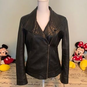 Desigual genuine leather jacket